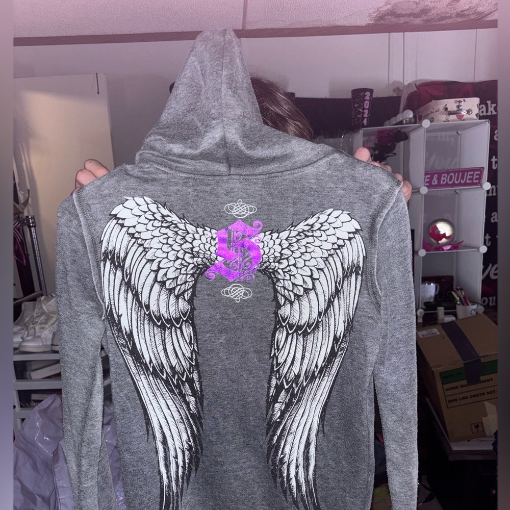 Affliction Sinful Gray Hoodie - Picture 5 of 7